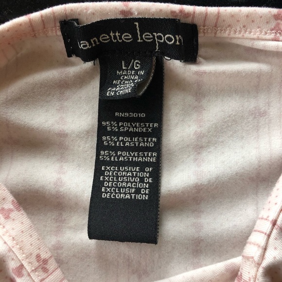 Nanette Lepore Crop Tank LRG - Picture 2 of 4